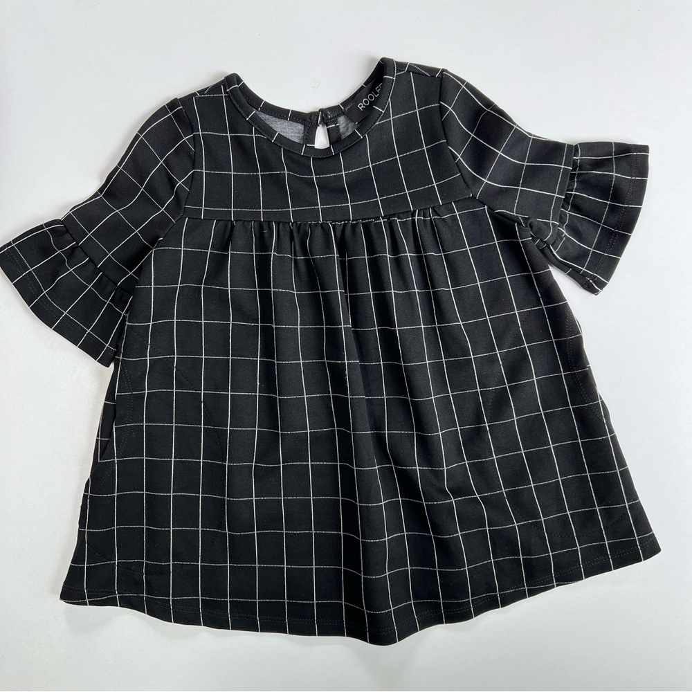 ROOLEE Kids Black Short Sleeve Top 2T